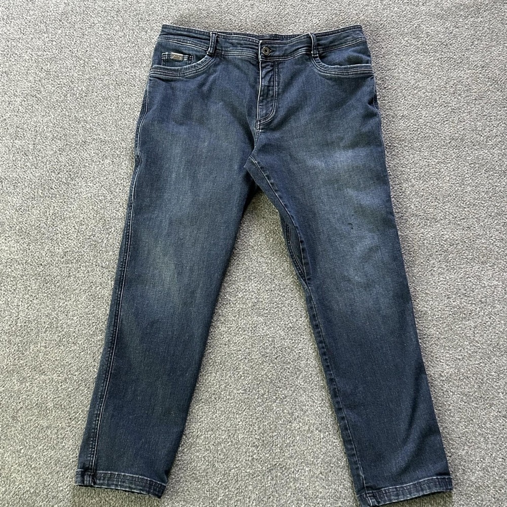 Kuhl Jeans Mens 40x32 Blue Medium Wash Tapered  Stretch Denim Outdoor 5201
